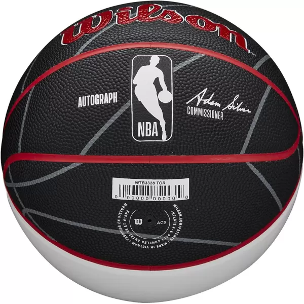 WILSON NBA Alliance Series Basketballs - Team Logo Basketballs - 29.5" and Mini Sizes