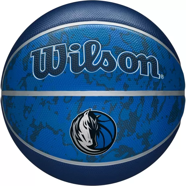 WILSON NBA Alliance Series Basketballs - Team Logo Basketballs - 29.5" and Mini Sizes