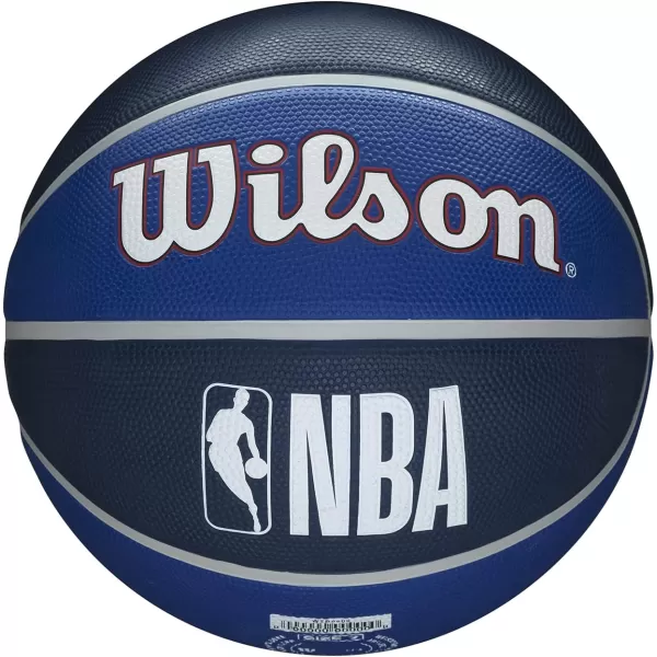 WILSON NBA Alliance Series Basketballs - Team Logo Basketballs - 29.5" and Mini Sizes