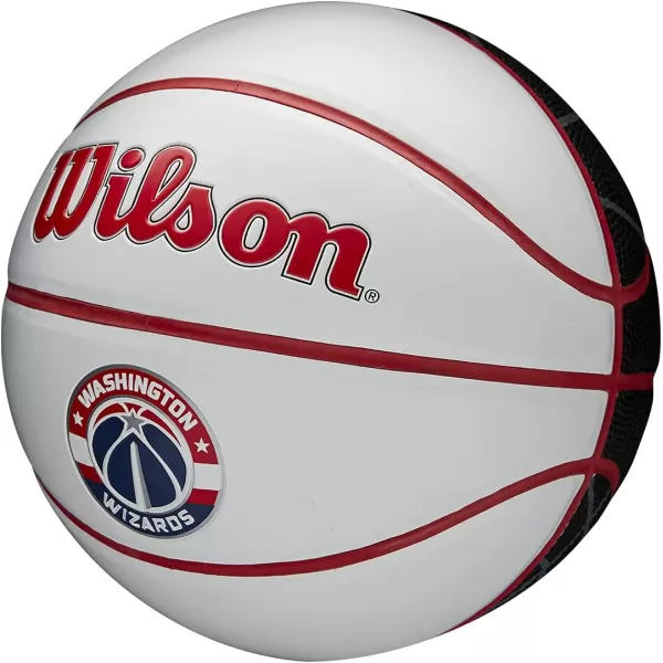 WILSON NBA Alliance Series Basketballs - Team Logo Basketballs - 29.5" and Mini Sizes