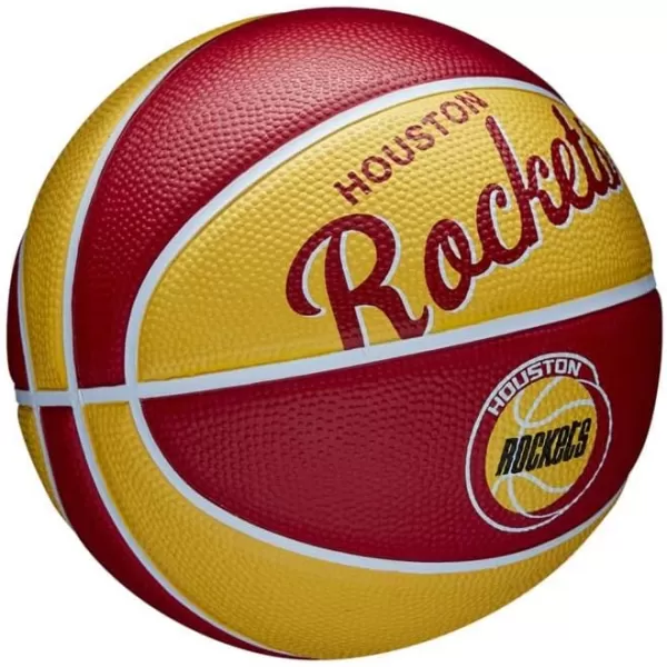 WILSON NBA Alliance Series Basketballs - Team Logo Basketballs - 29.5" and Mini Sizes