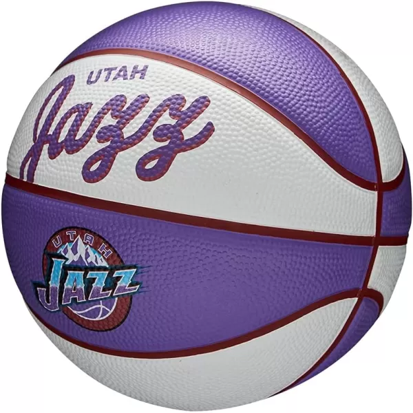 WILSON NBA Alliance Series Basketballs - Team Logo Basketballs - 29.5" and Mini Sizes