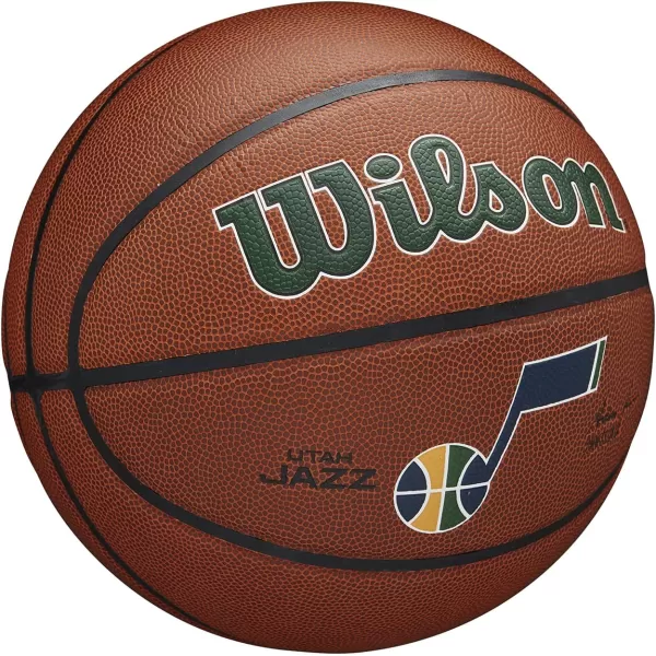 WILSON NBA Alliance Series Basketballs - Team Logo Basketballs - 29.5" and Mini Sizes