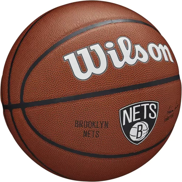 WILSON NBA Alliance Series Basketballs - Team Logo Basketballs - 29.5" and Mini Sizes