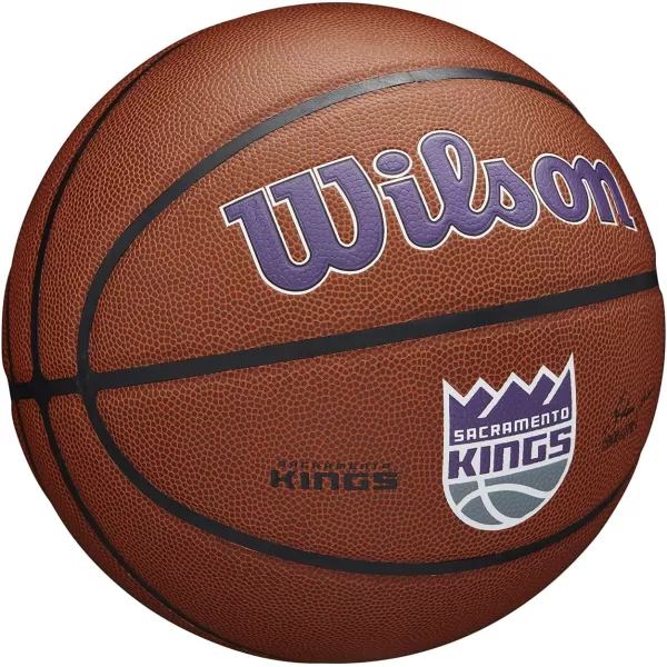 WILSON NBA Alliance Series Basketballs - Team Logo Basketballs - 29.5" and Mini Sizes