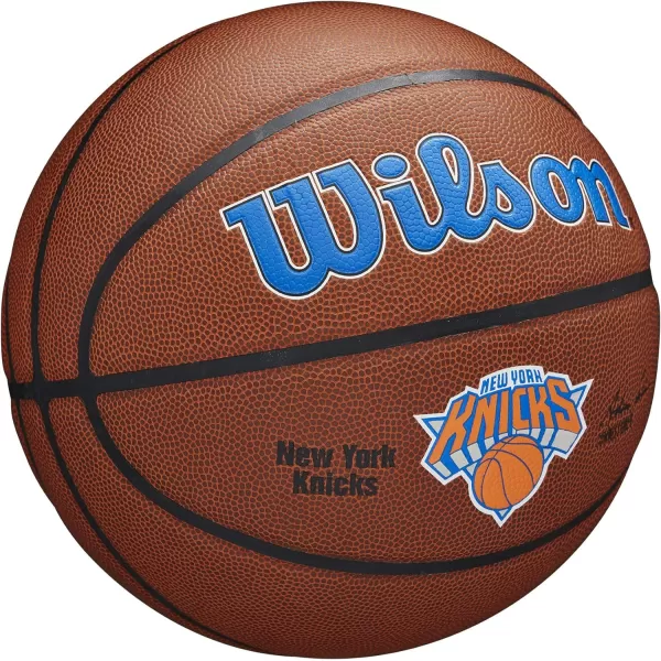 WILSON NBA Alliance Series Basketballs - Team Logo Basketballs - 29.5" and Mini Sizes