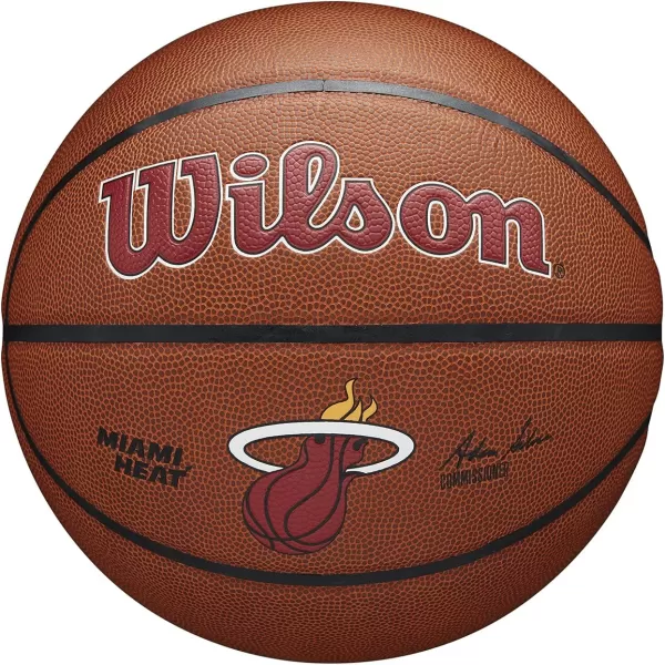 WILSON NBA Alliance Series Basketballs - Team Logo Basketballs - 29.5" and Mini Sizes