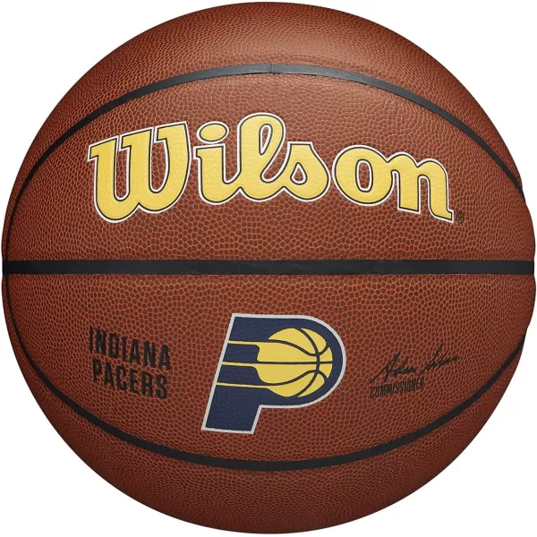 WILSON NBA Alliance Series Basketballs - Team Logo Basketballs - 29.5" and Mini Sizes