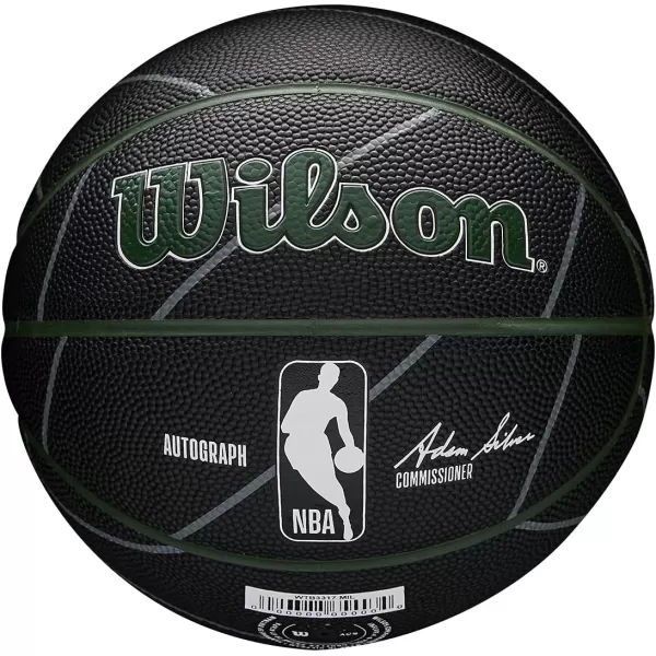 WILSON NBA Alliance Series Basketballs - Team Logo Basketballs - 29.5" and Mini Sizes