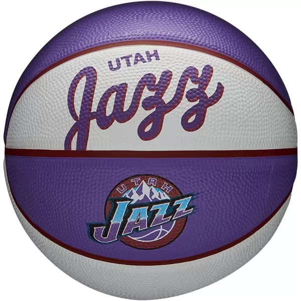 WILSON NBA Alliance Series Basketballs - Team Logo Basketballs - 29.5" and Mini Sizes