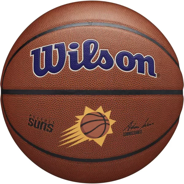 WILSON NBA Alliance Series Basketballs - Team Logo Basketballs - 29.5" and Mini Sizes