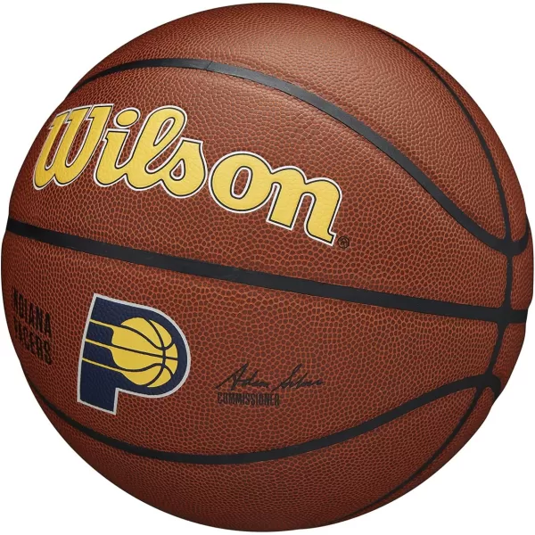 WILSON NBA Alliance Series Basketballs - Team Logo Basketballs - 29.5" and Mini Sizes