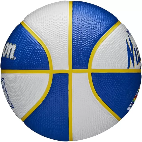 WILSON NBA Alliance Series Basketballs - Team Logo Basketballs - 29.5" and Mini Sizes
