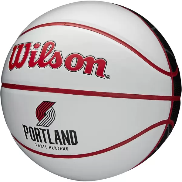 WILSON NBA Alliance Series Basketballs - Team Logo Basketballs - 29.5" and Mini Sizes
