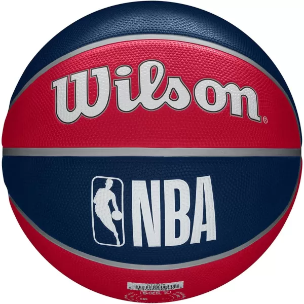 WILSON NBA Alliance Series Basketballs - Team Logo Basketballs - 29.5" and Mini Sizes