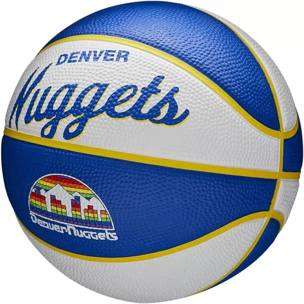 WILSON NBA Alliance Series Basketballs - Team Logo Basketballs - 29.5" and Mini Sizes