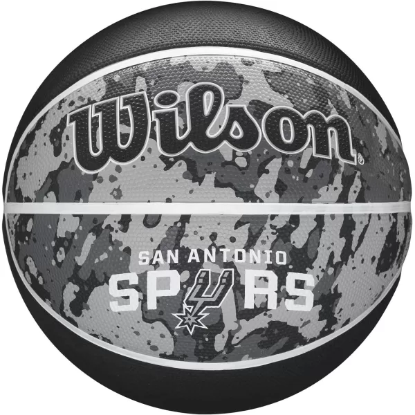 WILSON NBA Alliance Series Basketballs - Team Logo Basketballs - 29.5" and Mini Sizes