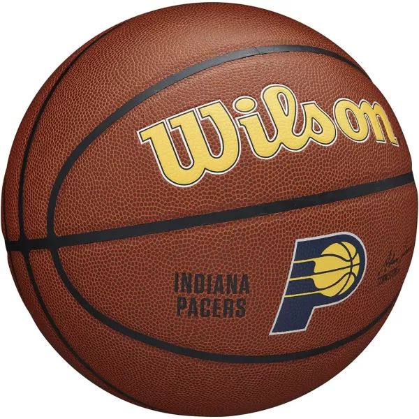 WILSON NBA Alliance Series Basketballs - Team Logo Basketballs - 29.5" and Mini Sizes