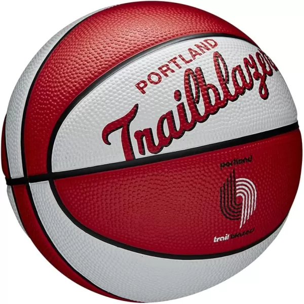 WILSON NBA Alliance Series Basketballs - Team Logo Basketballs - 29.5" and Mini Sizes
