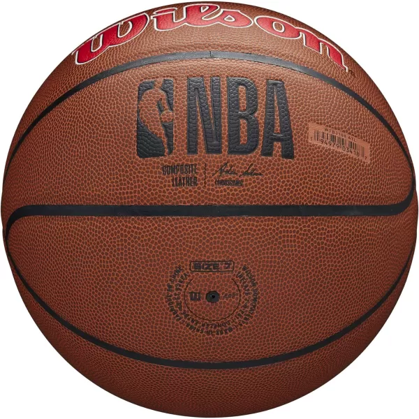 WILSON NBA Alliance Series Basketballs - Team Logo Basketballs - 29.5" and Mini Sizes