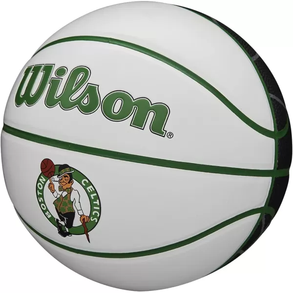 WILSON NBA Alliance Series Basketballs - Team Logo Basketballs - 29.5" and Mini Sizes