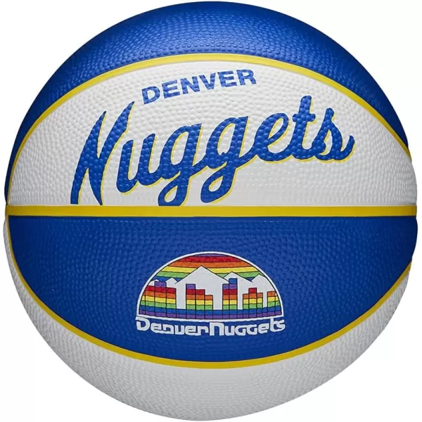 WILSON NBA Alliance Series Basketballs - Team Logo Basketballs - 29.5" and Mini Sizes