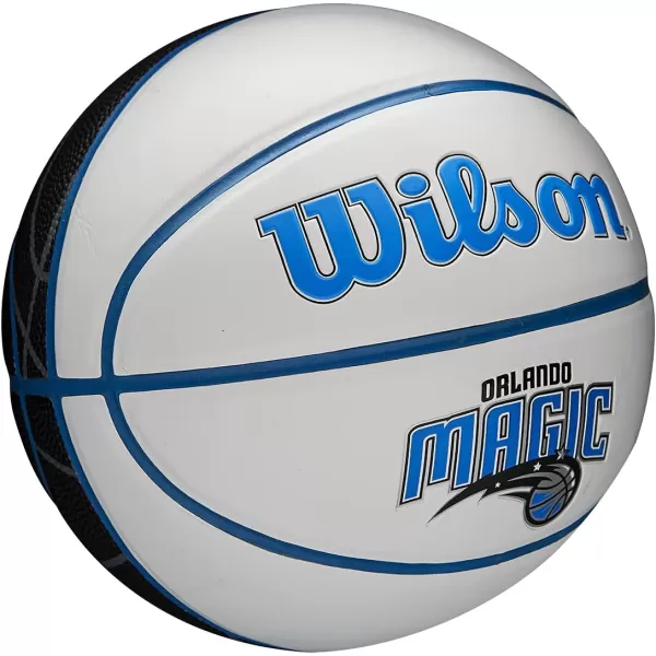 WILSON NBA Alliance Series Basketballs - Team Logo Basketballs - 29.5" and Mini Sizes