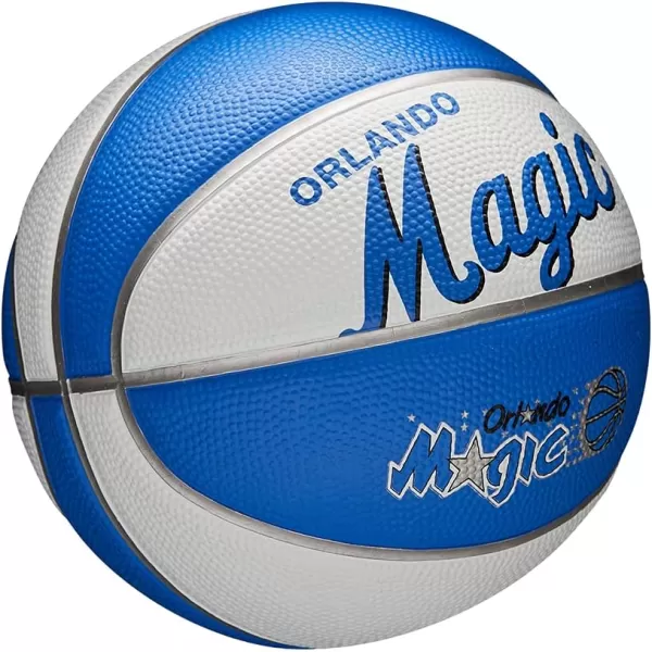 WILSON NBA Alliance Series Basketballs - Team Logo Basketballs - 29.5" and Mini Sizes