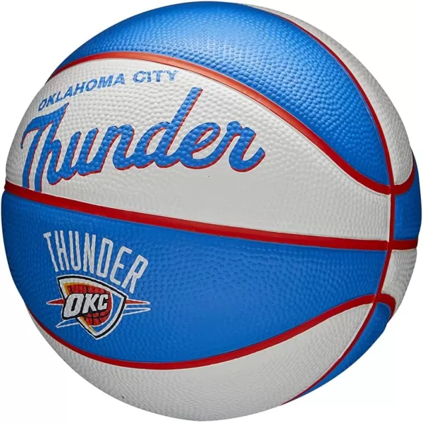WILSON NBA Alliance Series Basketballs - Team Logo Basketballs - 29.5" and Mini Sizes