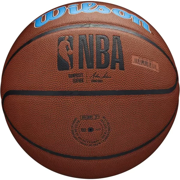 WILSON NBA Alliance Series Basketballs - Team Logo Basketballs - 29.5" and Mini Sizes