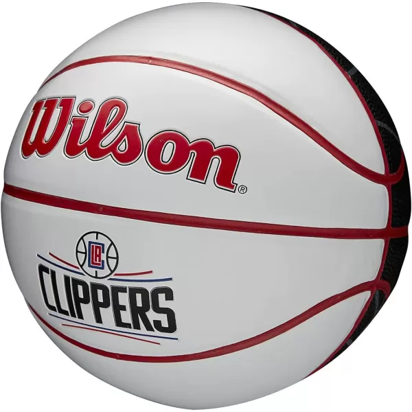 WILSON NBA Alliance Series Basketballs - Team Logo Basketballs - 29.5" and Mini Sizes