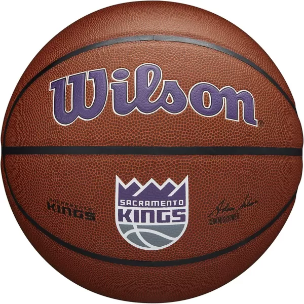 WILSON NBA Alliance Series Basketballs - Team Logo Basketballs - 29.5" and Mini Sizes