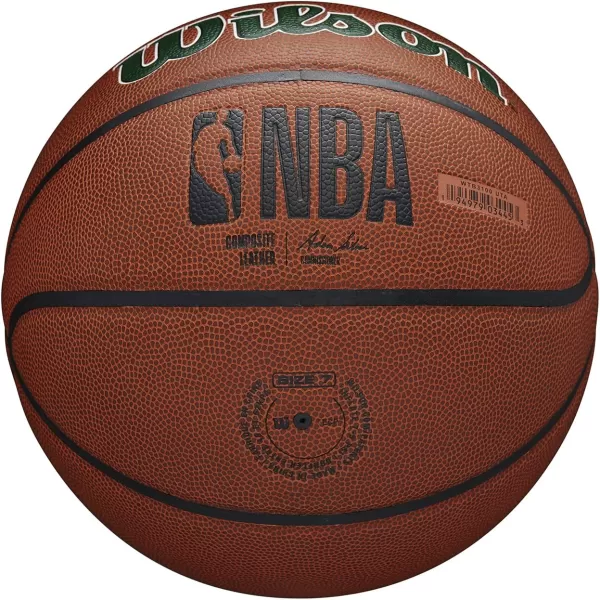 WILSON NBA Alliance Series Basketballs - Team Logo Basketballs - 29.5" and Mini Sizes