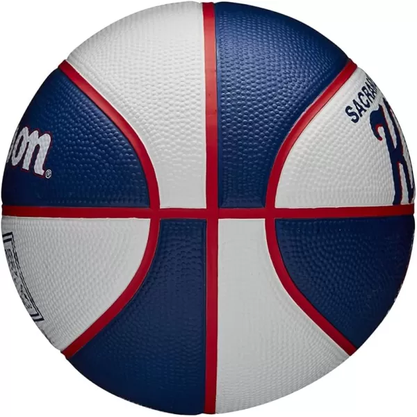 WILSON NBA Alliance Series Basketballs - Team Logo Basketballs - 29.5" and Mini Sizes