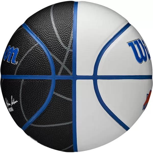 WILSON NBA Alliance Series Basketballs - Team Logo Basketballs - 29.5" and Mini Sizes