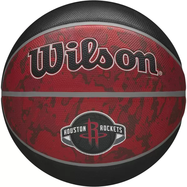 WILSON NBA Alliance Series Basketballs - Team Logo Basketballs - 29.5" and Mini Sizes