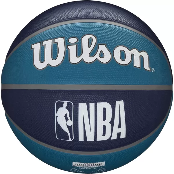 WILSON NBA Alliance Series Basketballs - Team Logo Basketballs - 29.5" and Mini Sizes