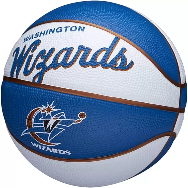 WILSON NBA Alliance Series Basketballs - Team Logo Basketballs - 29.5" and Mini Sizes