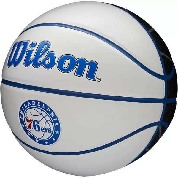 WILSON NBA Alliance Series Basketballs - Team Logo Basketballs - 29.5" and Mini Sizes