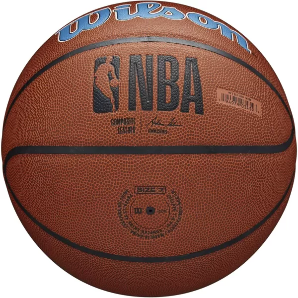 WILSON NBA Alliance Series Basketballs - Team Logo Basketballs - 29.5" and Mini Sizes