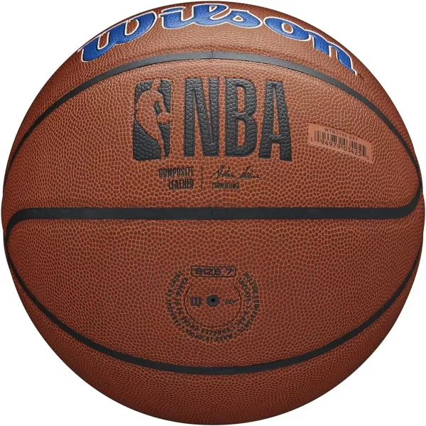 WILSON NBA Alliance Series Basketballs - Team Logo Basketballs - 29.5" and Mini Sizes