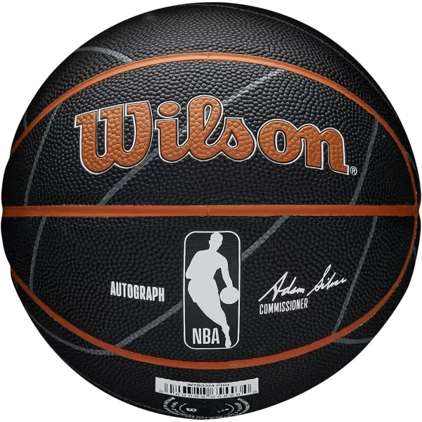 WILSON NBA Alliance Series Basketballs - Team Logo Basketballs - 29.5" and Mini Sizes
