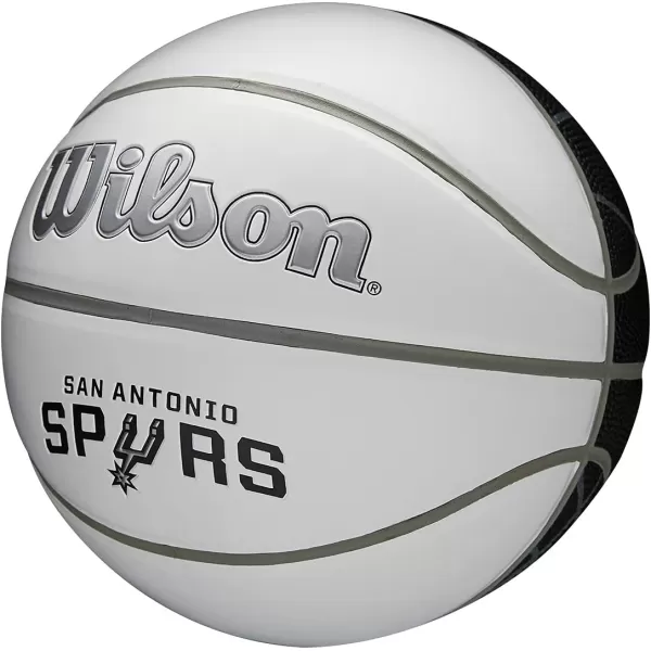 WILSON NBA Alliance Series Basketballs - Team Logo Basketballs - 29.5" and Mini Sizes