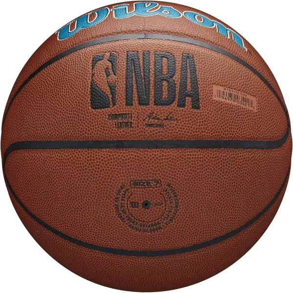 WILSON NBA Alliance Series Basketballs - Team Logo Basketballs - 29.5" and Mini Sizes