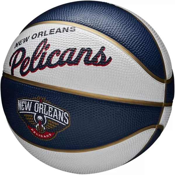 WILSON NBA Alliance Series Basketballs - Team Logo Basketballs - 29.5" and Mini Sizes