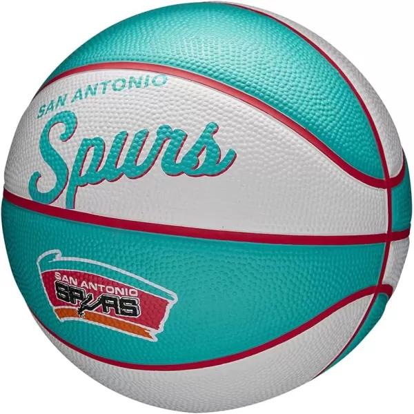 WILSON NBA Alliance Series Basketballs - Team Logo Basketballs - 29.5" and Mini Sizes