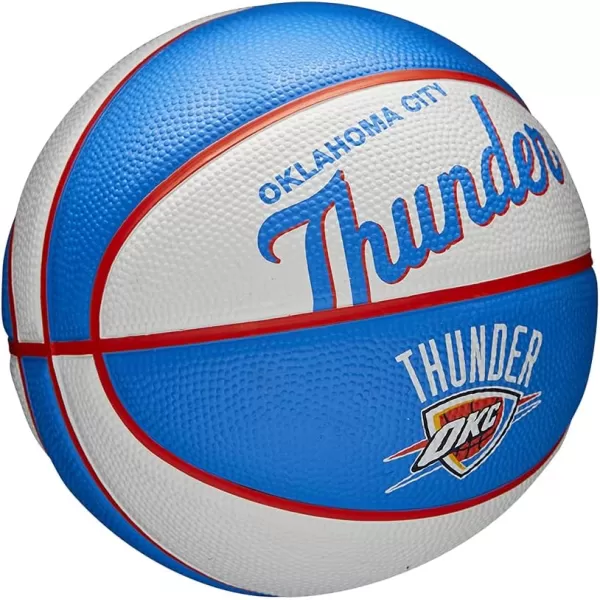 WILSON NBA Alliance Series Basketballs - Team Logo Basketballs - 29.5" and Mini Sizes
