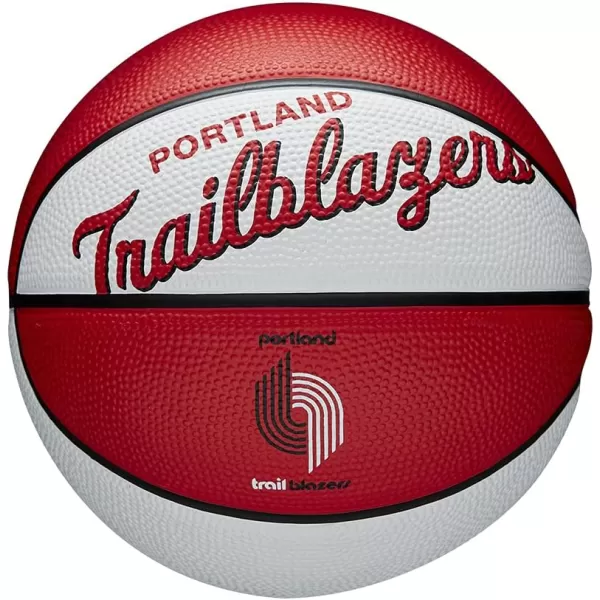 WILSON NBA Alliance Series Basketballs - Team Logo Basketballs - 29.5" and Mini Sizes