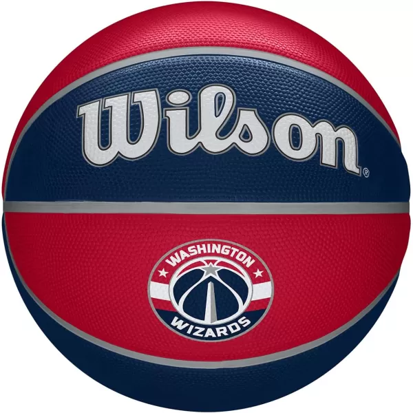 WILSON NBA Alliance Series Basketballs - Team Logo Basketballs - 29.5" and Mini Sizes