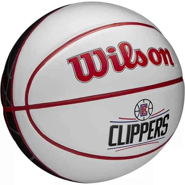 WILSON NBA Alliance Series Basketballs - Team Logo Basketballs - 29.5" and Mini Sizes